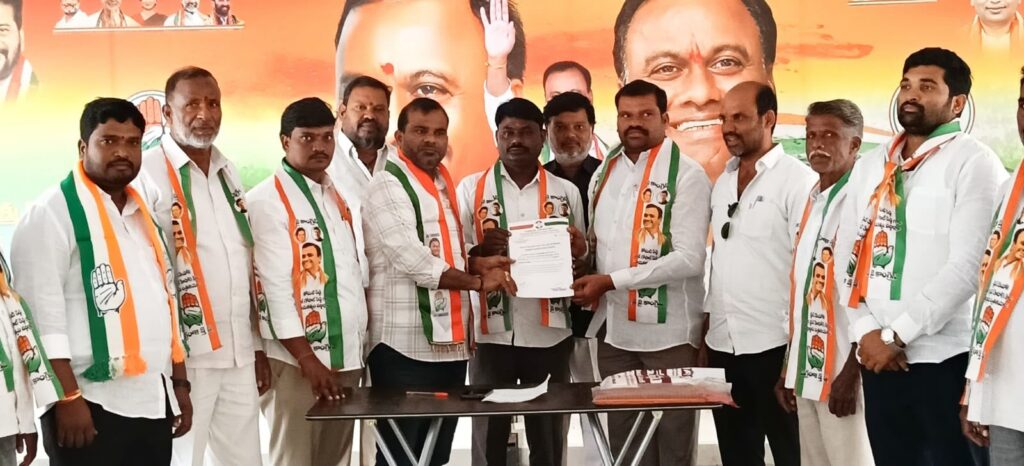 3వ వార్డు కాంగ్రెస్‌ అధ్యక్షుడిగా బండమీది వెంకటేష్‌