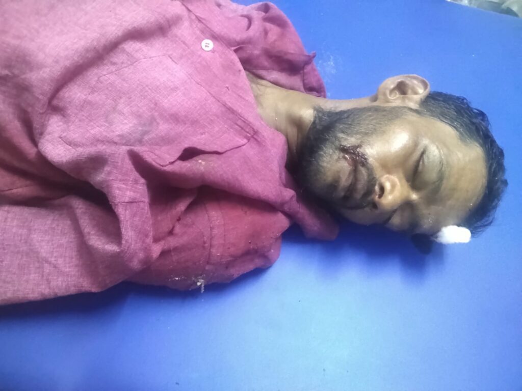 రోడ్డు ప్రమాదంలో గుర్తుతెలియని వ్యక్తి మృతి